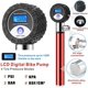 thumbnail image 3 of Bomba de bicicleta portátil con manómetro. Mini bomba de neumáticos de bicicleta 120 psi. Kit de reparación universal de bicicletas LCD con válvula Presta y Schrader Feliz Sencillez, 3 of 5