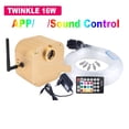 thumbnail image 2 of Fiber Optic Light Smartphone APP Control, Twinkle Chip 16W RGBW Engine Ceiling Star Lights, 4m Music Sound Control, 2 of 8