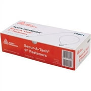 Monarch Marketing Secure-A-Tach Fasteners 1000 Fastener(s) Polypropylene - 9" - 1000/Box - Clear