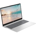 thumbnail image 2 of HP 15.6" LED Laptop Computer, 32GB RAM 640GB Storage (128GB UFS+512GB Docking Set), Quad-Cores Intel Pentium, Windows 11 S with 1-Year Microsoft Office 365 Included, PLUSERA Earphones, Natural Silver, 2 of 6