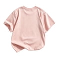 thumbnail image 4 of Zylarhe Girls Halloween Tops Short Sleeve Crewneck T Shirt for Casual Summer Fun Graphic Shirt for Kids Pink 11-12 Years, 4 of 4