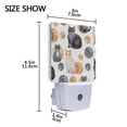 thumbnail image 4 of Cats Circles Watercolor LED Night Light with Smart Sensor Plug Into Wall Dusk to Dawn 2 packs, 4 of 7