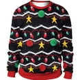 thumbnail image 3 of Nueva sudadera navideña para hombre, ropa gráfica de Papá Noel, camisetas de manga larga de gran tamaño, Jersey Universal de moda para hombre/mujer, 3 of 3