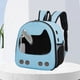 thumbnail image 1 of Mochila Transportadora De Mascotas Pet Carrier Mochila Transpirable Pet Outing Bag Pet Carrying Front Bag (Azul) Wdftyju Libre de BPA, 1 of 3