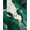 Green Gold White, Pattern 19, variant on Design&I 8'x10' Washable Area Rug Extra Large Skid-Resistant Low Profile Round Vintage Veined Ornate Scroll Swirl Abstract Center Minimalist for Living Room, Family
