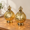 Starlight Lantern, variant on Sunburst Lantern Set of 2 Metal Decorative Candle Holders for Indoor Outdoor Eid Ramadan Decor