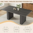 thumbnail image 7 of Ataucjin 70.8" Dining Table for 6-8, Modern Dining Room Table with Storage, Wood Kitchen Table with Fluted Legs, Dinner Tables for Kitchen Dining Room,table only（ship in 2 boxes）, 7 of 7