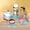 Blue, variant on Kids Real Cooking Set,22Pcs Food-Grade Stainless Steel Kids Cooking Sets with Knife & Tools,Real Food Making Beginner Educational Toys,Mini Kitchen Utensils for Boys Girls
