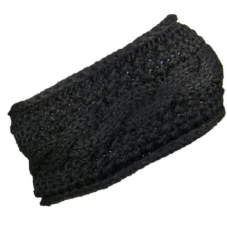 Best Winter Hats Womens Rib Stitch Cable Knit Circle Headband/Warmer (One Size) -