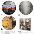 thumbnail image 3 of Designart "Urban composition I" Abstract Collages Floater Framed Canvas Print, 3 of 7