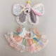 thumbnail image 4 of Ropa de reemplazo de muñeca para bebé, traje de muñeca de tres V3, vestido Lolita lindo y dulce, falda pequeña, 20cm, 4 of 5
