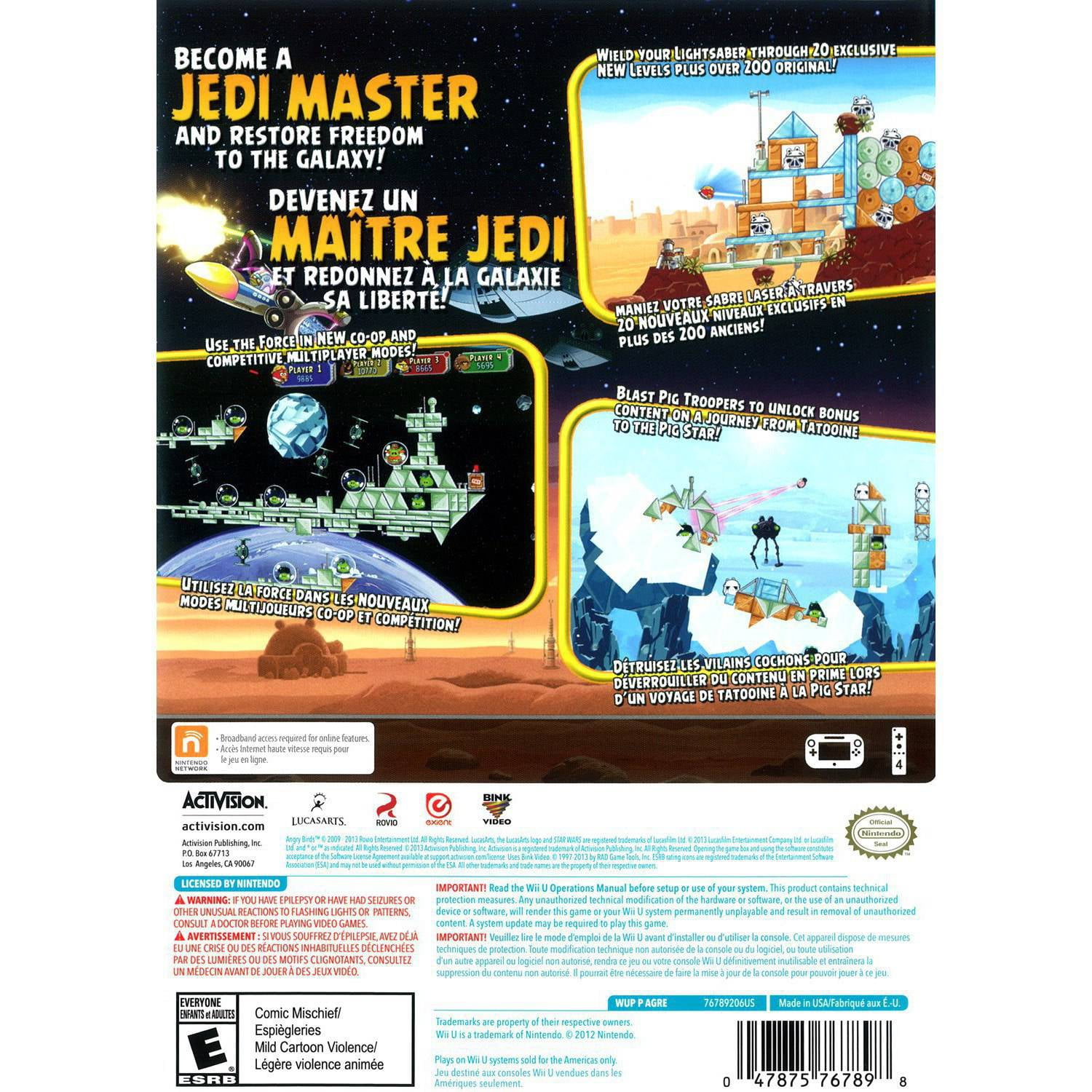 Angry birds star online wars wii u