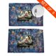 thumbnail image 3 of Juego de 6 manteles individuales de Mickey Mouse resistentes al calor para mesa de comedor, manteles individuales de tela, manteles individuales de primavera para cocina, para interior y exterior, 12, 3 of 7