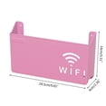 thumbnail image 3 of HLONK Wall Mounted Wifi Router Storage Box Cable Power Plus Wire Bracket Organizer for Home Bedroom Living Room Wall Storage Shelf, 3 of 21