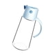 thumbnail image 5 of Botella de aceite de cocina a prueba de fugas de vidrio transparente para aceite, vinagre y especias. Azul, 5 of 6