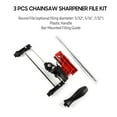 thumbnail image 5 of Yeacher Bar Mounted Chainsaw Sharpener File Kit Manual Filing Guide with 7/32 Inch Round File and Plastic Handle for Sharpening Chain Saw, 5 of 5