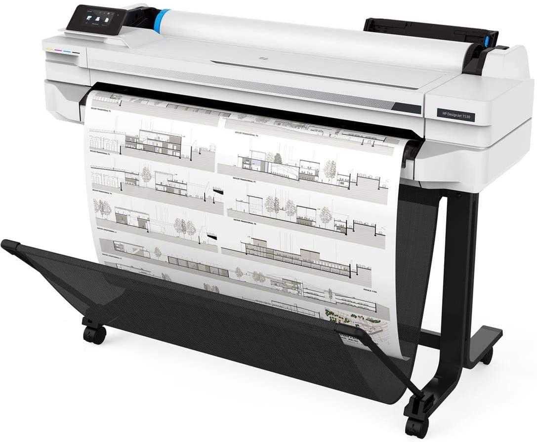 HP DesignJet T530 Large Format Wireless Plotter Printer - 36\