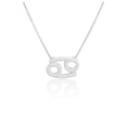 thumbnail image 4 of Guardurnaity Ins doce signos del zodiaco constelaciones tema amistad collar Ins personalidad colgante accesorio de moda cáncer plata Type2 NO2 Guardurnaity CBP216064, 4 of 5