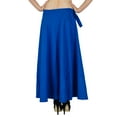 thumbnail image 2 of Robe Réversible Coton Uni Imprimé Phagun Nouvelle Jupe Portefeuille Taille Long Sarong, 2 of 4