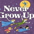 thumbnail image 3 of Disney - Peter Pan - Never Grow Up - Fly Away - Toddler And Youth Girls Short Sleeve Graphic T-Shirt, 3 of 5