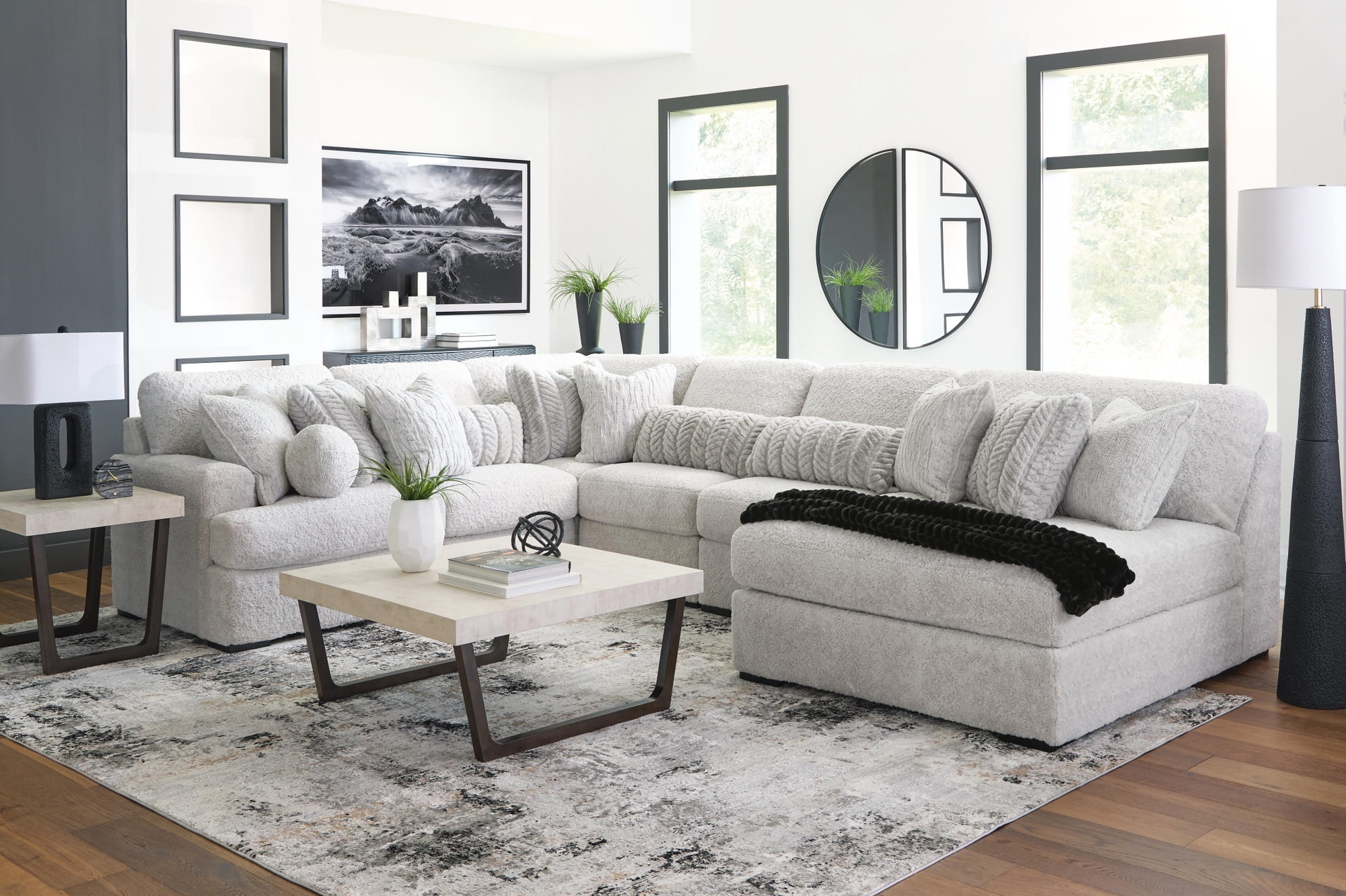 Signature Design by Ashley Westenfort 2-Piece Occasional Table Set in Espresso Brown/Gray