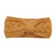 thumbnail image 1 of Sonducket Diademas tejidas con lazo elástico, forro polar de ganchillo, ajustable, ancha, cálida, calentador de orejas, diadema, regalos para mujer Accesorio para el cabello Jengibre Sonducket AP009571-13B, 1 of 6