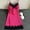 Hot Pink, variant on Sakmal Pajama Dress for Women Plus Size Chemises Loungewear Sleeveless Black Chemises for Women