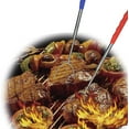 thumbnail image 5 of Palitos para asar Palitos para asar malvaviscos Tenedores para perros calientes y brochetas para Smores Accesorios de camping telescópicos multicolores para niños seguros (paquete de 5 de goma), 5 of 5