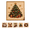 011# Tree, variant on DIY Christmas Pearl Diamond Painting Art Kit with Frame, Christmas Pearl Beads Art Craft for Adults & Beginners, Gemstone Diamond Dots Beads Painting for Home Wall Decor