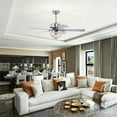 thumbnail image 5 of Warehouse of Tiffany AW01W03CR Itzel 52 in. 2-Light Indoor Chrome Finish Ceiling Fan Chandelier with Light Kit, 5 of 5