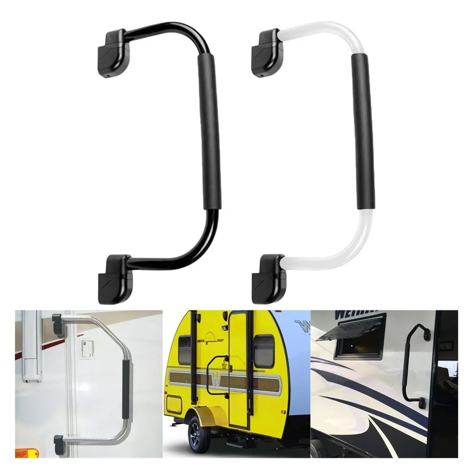 RV Door Handle,Firm Modification Accessories Stairs Sojourner Car Car Door Handle Auxiliary Handrail Yacht Grab Rails RV Handrail ,Simple to Install