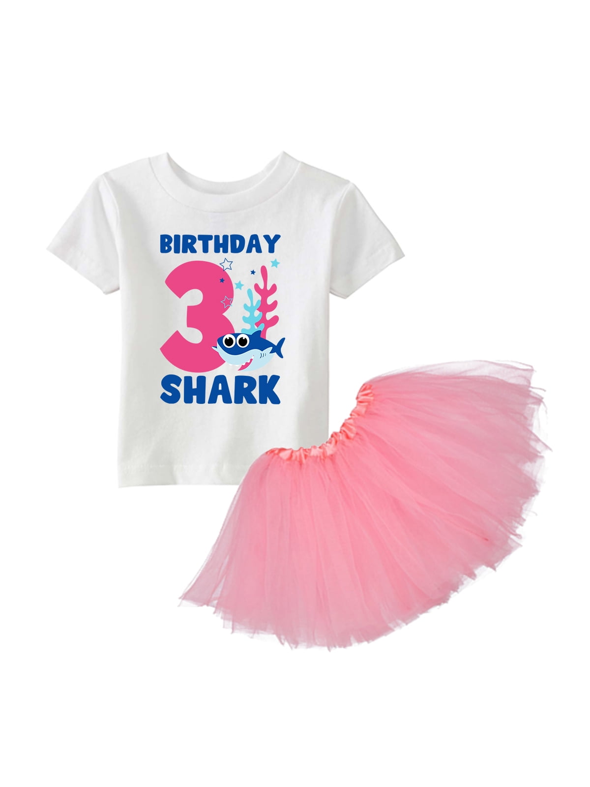 baby shark birthday dress