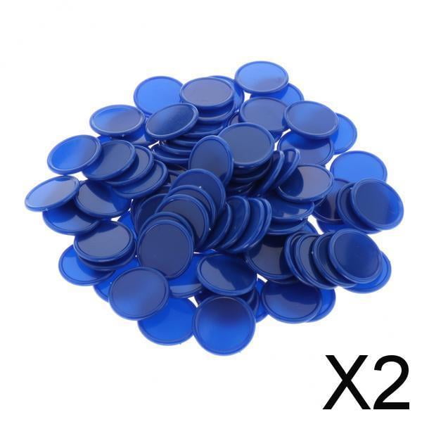 Paquete de 2-4 monedas de plástico con forma de barril de 25MM, 100 barriles por barril cóncavo 2 piezas
