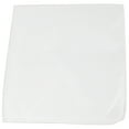 thumbnail image 1 of Mechaly Bandana en Polyester - Paisley et Couleurs Unies - Lot de 4 (Blanc Uni), 1 of 2