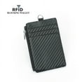 thumbnail image 3 of Slim Minimalist Front Pocket RFID Blocking Leather Wallets for Men and Women, 3 of 6