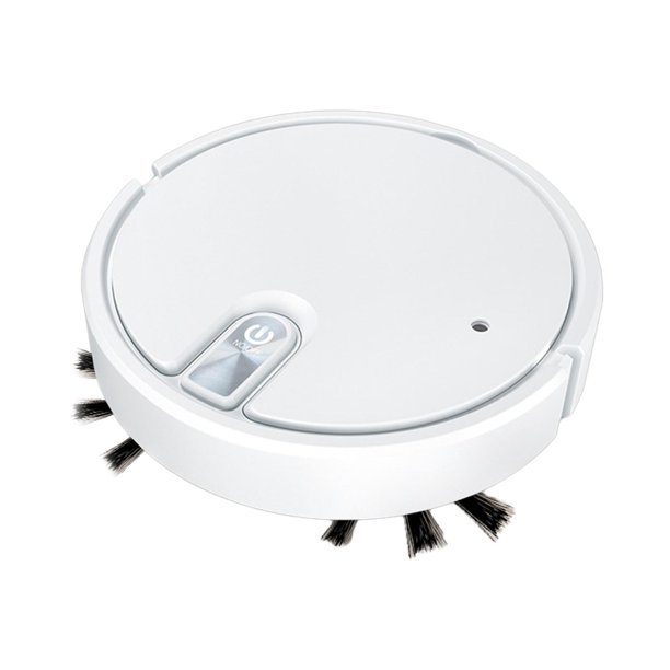 Robot aspirador Automático Robot Limpiador de limpieza y húmedo de barrido profesional, aspiradora automática inalámbrica, aspirador para alfombra suelos duros para el , Blanco Sunnimix limpiador de pisos