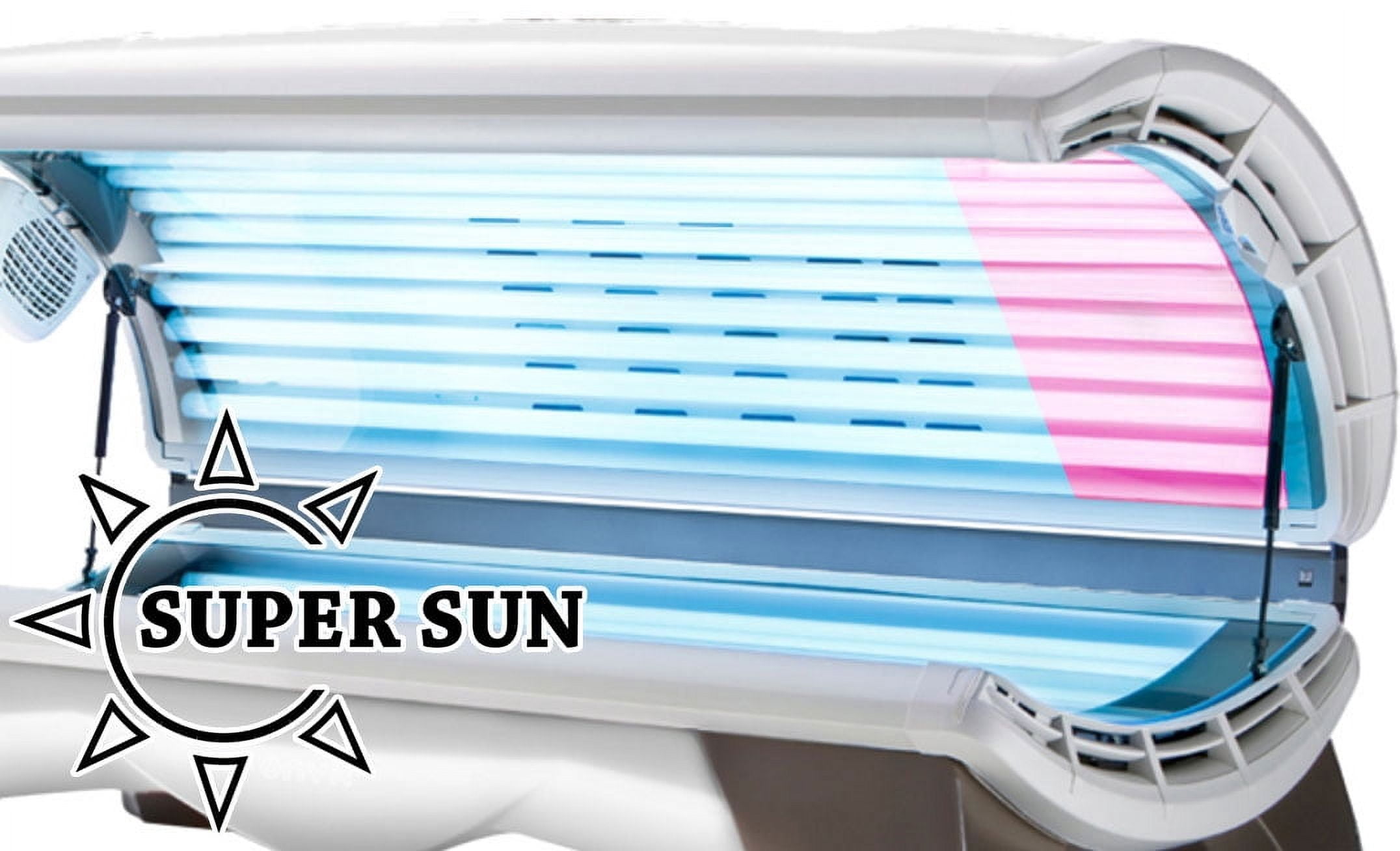 Super Sun Twister Dual Face & Body Tanning Lamp Kit F71T12 BP 100W - Bronzing Bulbs! - 16 Pack Box