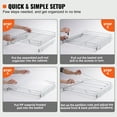 thumbnail image 5 of BENTISM Pull Out Cabinet Under Sink Organizer 20 x 21 inch Wire Drawer Basket, 5 of 9