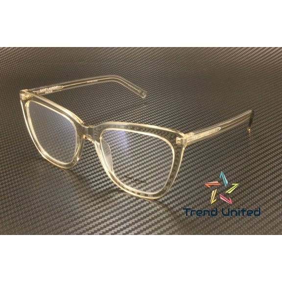 Sunglasses Saint Laurent SL 548 SLIM OPT- 004 Beige / Transparent