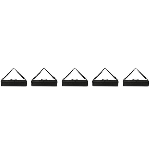 5X Portable 17 Holes Flute Case Cover Bag,Nylon Flute Bag, Bag, Flute Case,17 Hole Flute Accessories