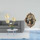 thumbnail image 2 of Estatua de figura,Estatuas de hojas y flores de metal,esculturas decorativas,Figuras decorativas para el hogar,para estante,mesa o vitrina.,Marco de fotos,Marco de fotos para decoración del, 2 of 8
