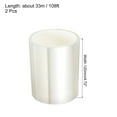 thumbnail image 2 of Uxcell Clear Heat Tape, 2 Rolls 120mmx33m 108ft High Temperature Heat Resistant Tape for Sublimation, 2 of 6