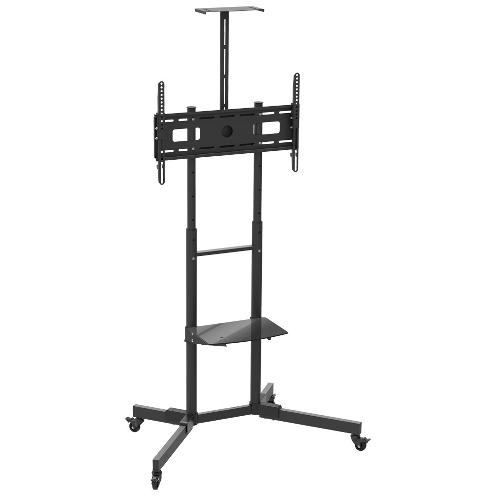 Barkan Tilt & Vertical Adjustment TV Stand Mount 32 80 inch 2 Shelves