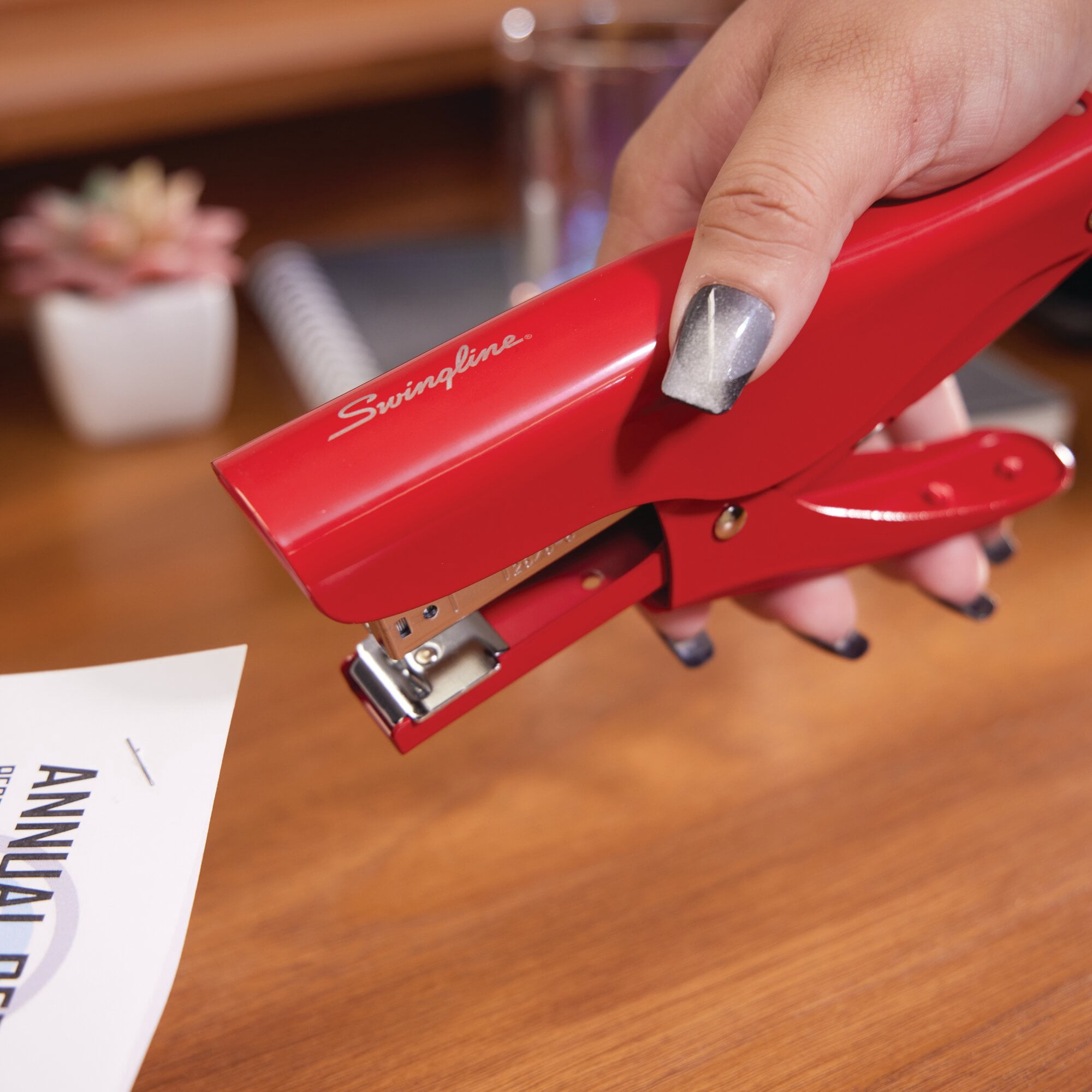 Swingline Vintage Plier Stapler Rio Red - Heavy Duty & Specialty Staplers