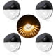 thumbnail image 1 of Luces solares para vallas de exterior FloreceBien: luces solares para terraza, iluminación LED impermeable IP65, luces decorativas para jardín con encendido y apagado automático para postes, patios,, 1 of 8