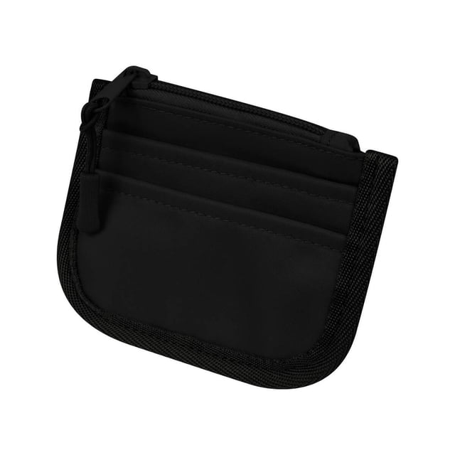 Monedero personalizado compacto-DÍRHAM negro 12.5 x 9.5