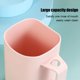 thumbnail image 3 of Taza de enjuague | Vaso de enjuague bucal espesado de plástico con mango | Diseño creativo transparente | Múltiples colores - 10.2x8x7.8cm | Vaso de lavado duradero para lavabo de baño | 1 Paquete, 3 of 5