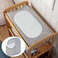 thumbnail image 3 of AUQ 2026 New Changing Pad Liner Fashion Dustproof Bamboo Cotton Easily Wash Changing Table Cover Liners Daily Use,For Diaper Changing,Baby Care,Nursery Use,Travel,Daily Hygiene, 3 of 6