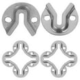 thumbnail image 3 of Dayesque 20pcs Metal Keyhole Hangers with Raised Slot Brackets for Picture Frames, Mirrors, Cabinets, Wall Mounting Hardware, 3 of 8