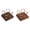 Silver+Rose Gold, variant on Walnut Wood Sticky Note Holder,3 x 3 inch Self Stick Note Pad Holder,Post It Note Dispenser Desk Accessories for Office and Office Desk Organizer,Black+Gold,2pcs